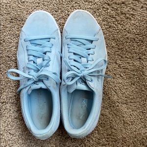 Puma light blue sneakers